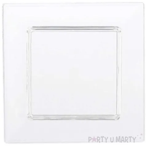 talerzyki plastikowe mini do zakasek transparentne 7 5 cm 40 szt