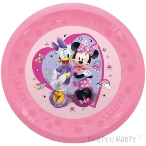talerzyki plastikowe myszka minnie i daisy rozowy jasny procos 21 cm 4 szt