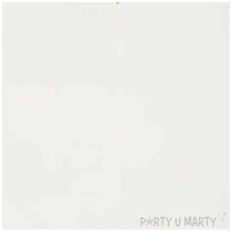 talerzyki serca pozlacane biale santex 23 cm 10 szt