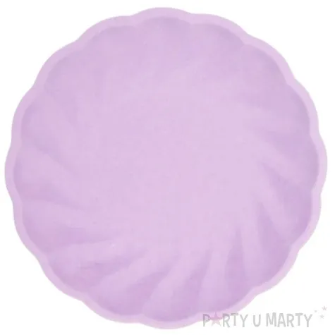 talerzyki vert decor twist fioletowy amscan 18 8 cm 6 szt