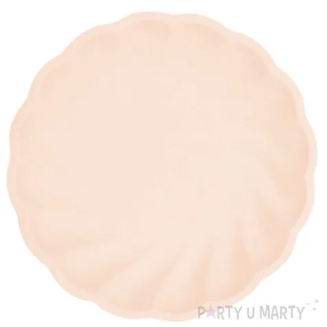 talerzyki vert decor twist morelowy amscan 22 9 cm 6 szt