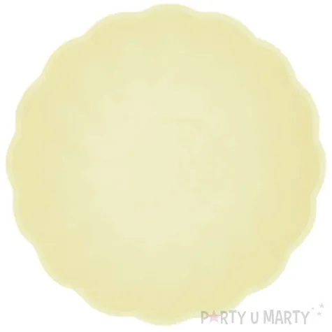 talerzyki vert decor twist zolty amscan 18 8 cm 6 szt