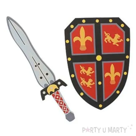 tarcza i miecz z pianki