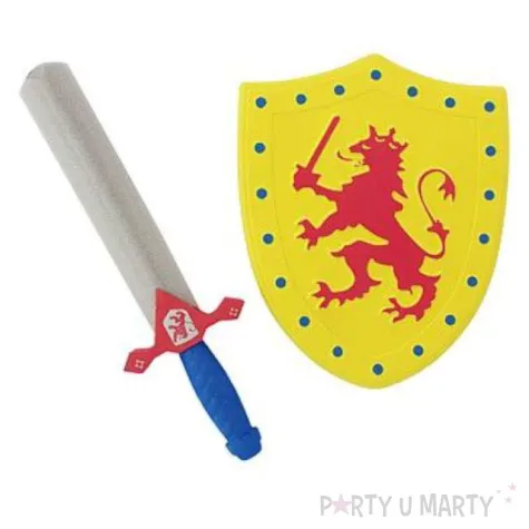 tarcza i miecz z pianki