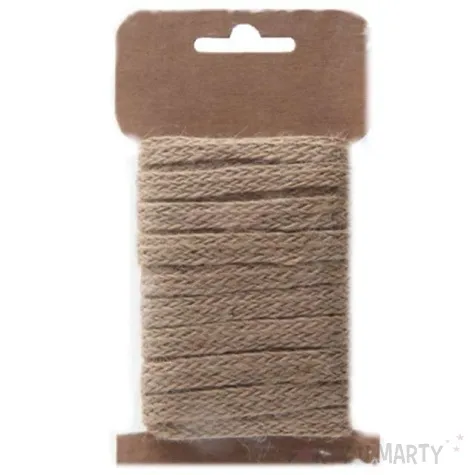 tasiemka jutowa santex brazowa 10mm 5m