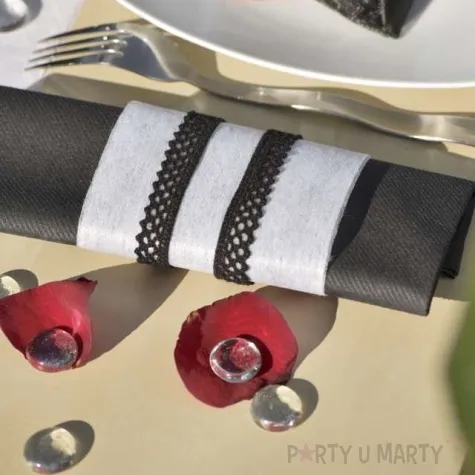 tasiemka koronkowa santex czarna 15mm 3m