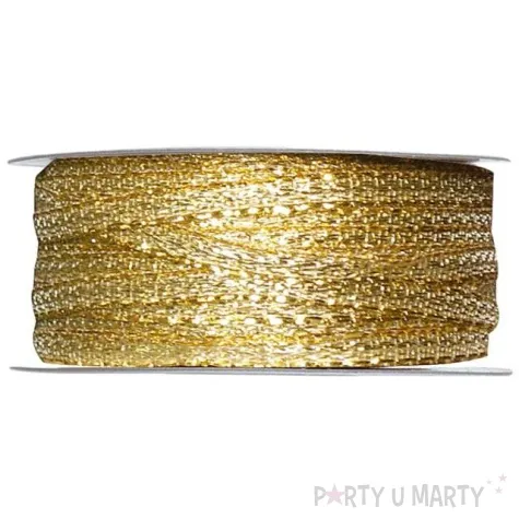 tasiemka metaliczna gold santex 3mm 25m
