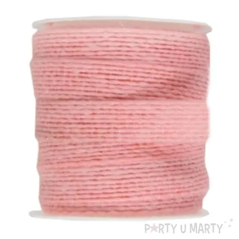 tasiemka natural rozowa santex 10 mm 5 m