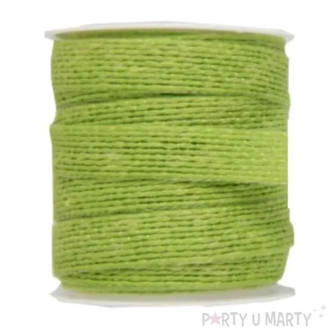 tasiemka natural zielona santex 10 mm 5 m