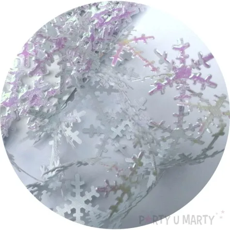 tasiemka ozdobna perlowe sniezynki brewis 200 cm