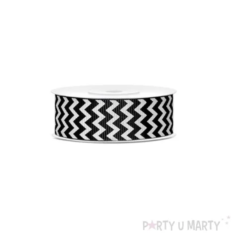 tasiemka rypsowa czarny 25mm 10m