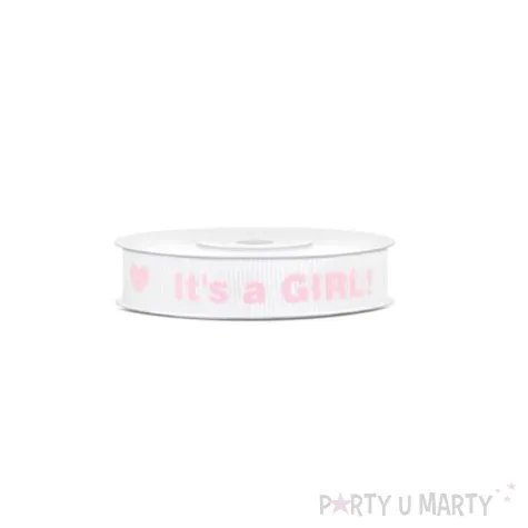 tasiemka rypsowa its a girl 12mm 10m