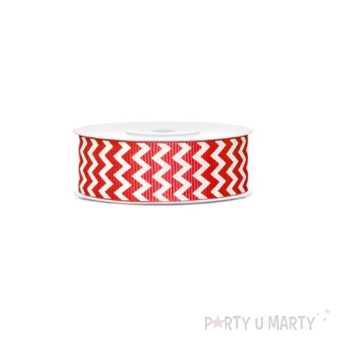 tasiemka rypsowa j czerwien 25mm 10m