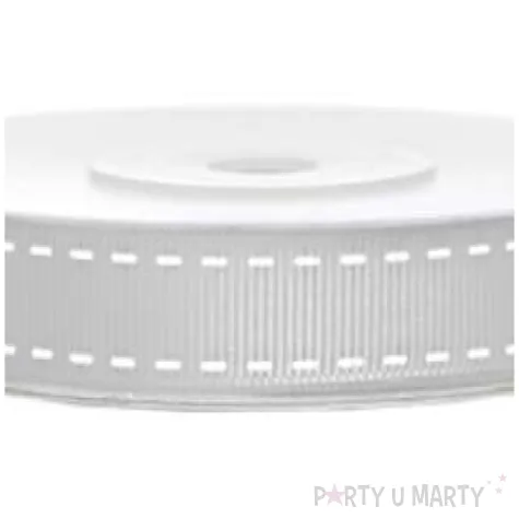 tasiemka rypsowa srebrna 15mm 25m 1 szt