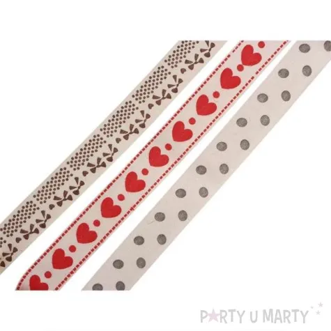 tasiemka rypsowa zestaw walentynkowy titanum