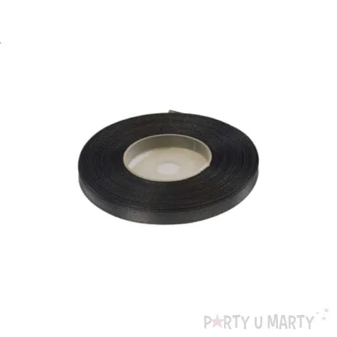 tasiemka satyna ciemny szary 2 5cm 25 m