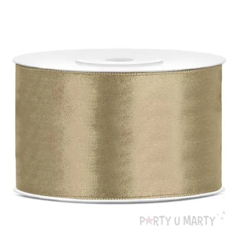 tasiemka satynowa cappuccino 38 mm 25 m