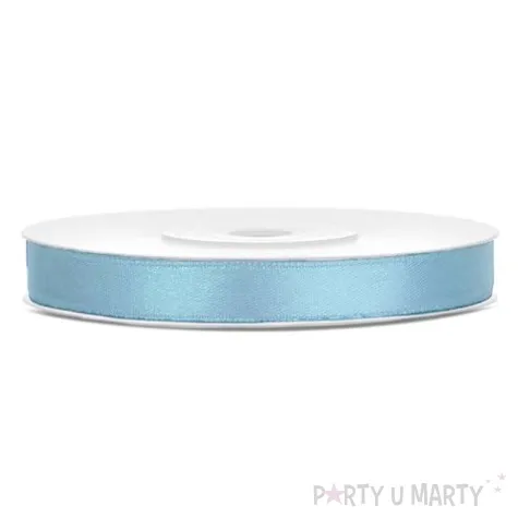tasiemka satynowa classic blekitna jasna partydeco 6 mm 25 m