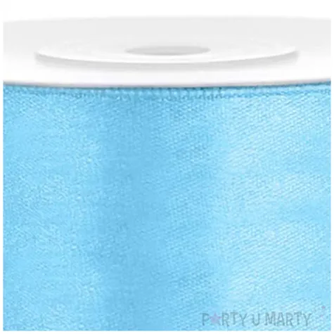 tasiemka satynowa classic blekitna partydeco 25 mm 25 m