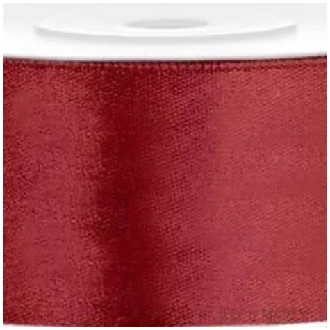 tasiemka satynowa classic bordowa topgift 60 mm 60 m