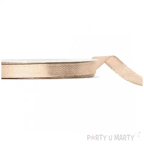 tasiemka satynowa classic brzoskwiniowy partydeco 6 mm 25 m