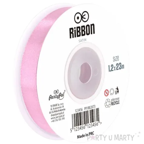 tasiemka satynowa classic fioletowy jasny partypal 12 mm 23 m