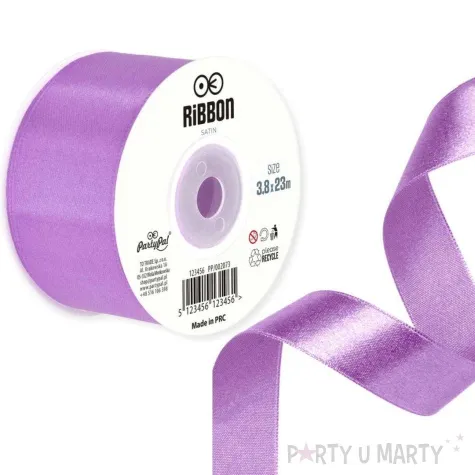 tasiemka satynowa classic fioletowy partypal 38 mm 23 m