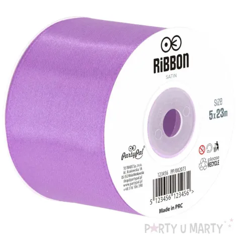 tasiemka satynowa classic fioletowy partypal 50 mm 23 m