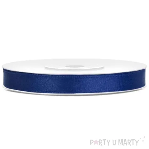 tasiemka satynowa classic granatowa partydeco 6 mm 25 m