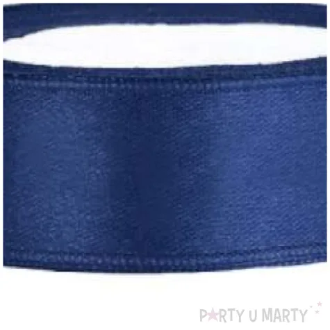 tasiemka satynowa classic granatowy partydeco 12 mm 25 m
