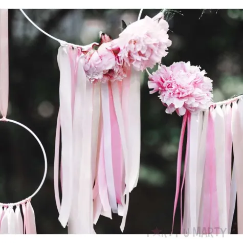 tasiemka satynowa classic kremowa partydeco 25 mm 25 m