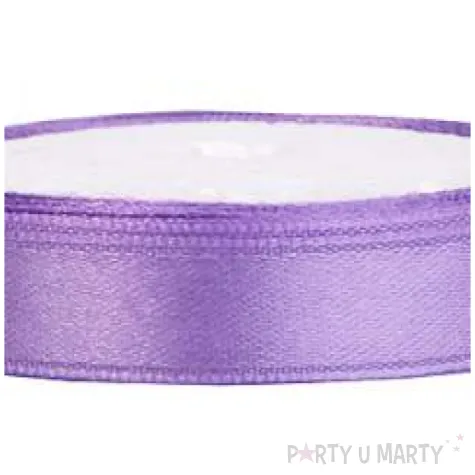 tasiemka satynowa classic liliowa partydeco 6 mm 25 m