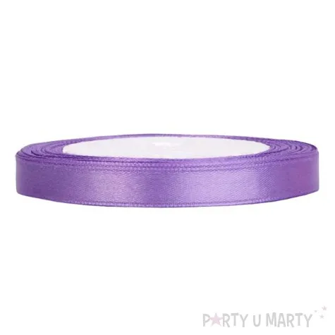 tasiemka satynowa classic liliowa partydeco 6 mm 25 m