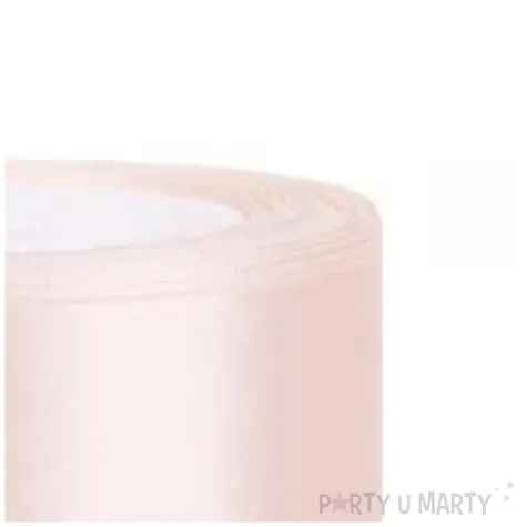 tasiemka satynowa classic lososiowa jasna partydeco 25 mm 25 m