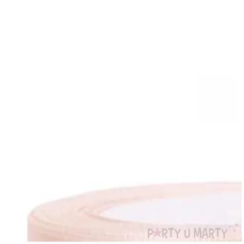 tasiemka satynowa classic lososiowa jasna partydeco 6 mm 25 m