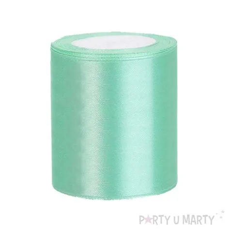 tasiemka satynowa classic mietowa partydeco 100 mm 25 m