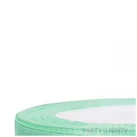 tasiemka satynowa classic mietowa partydeco 6 mm 25 m