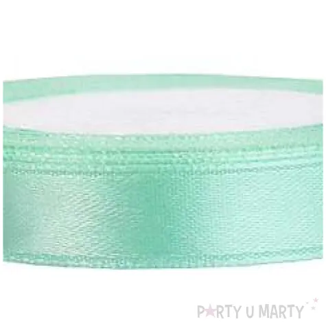 tasiemka satynowa classic mietowa partydeco 6 mm 25 m