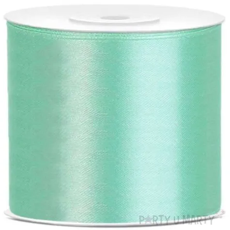 tasiemka satynowa classic mietowa partydeco 75 mm 25 m