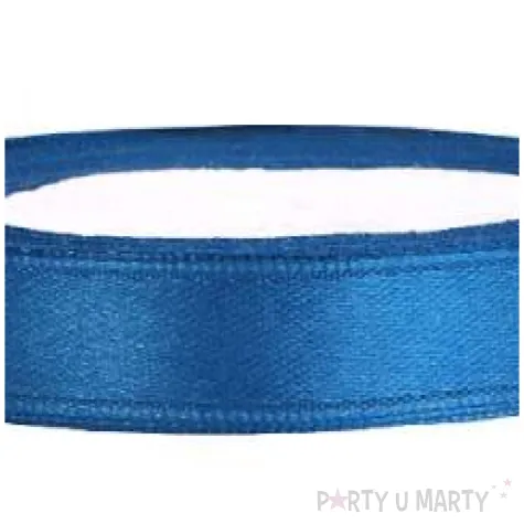 tasiemka satynowa classic niebieska partydeco 6 mm 25 m