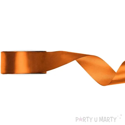 tasiemka satynowa classic rdzawy partydeco 38 mm 25 m