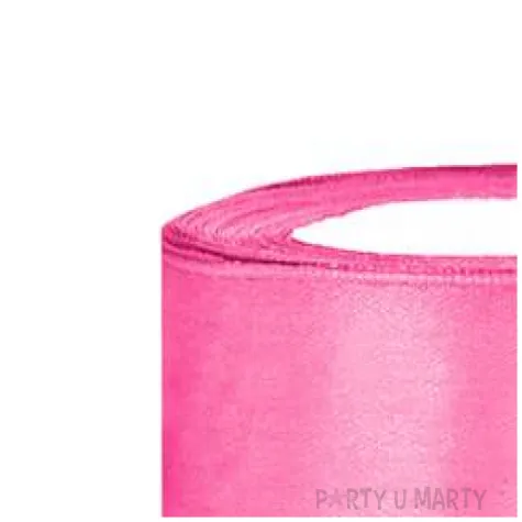 tasiemka satynowa classic rozowa partydeco 38 mm 25 m