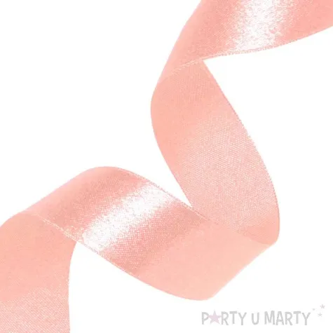 tasiemka satynowa classic rozowe zloto partypal 50 mm 23 m