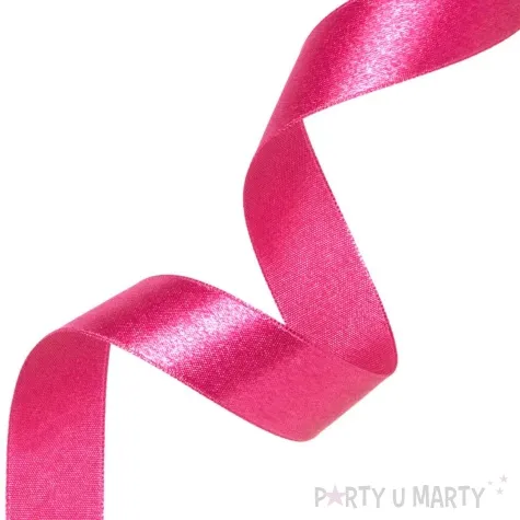 tasiemka satynowa classic rozowy ciemny partypal 38 mm 23 m