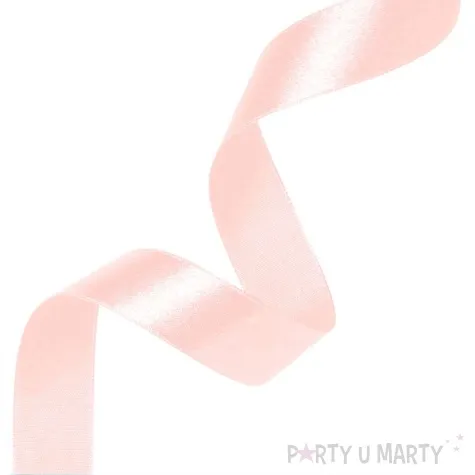 tasiemka satynowa classic rozowy jasny partypal 25 mm 23 m