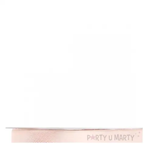 tasiemka satynowa classic wstazka dekoracja na wesele komunie urodziny zlamana biel 1 2 cm 25 m