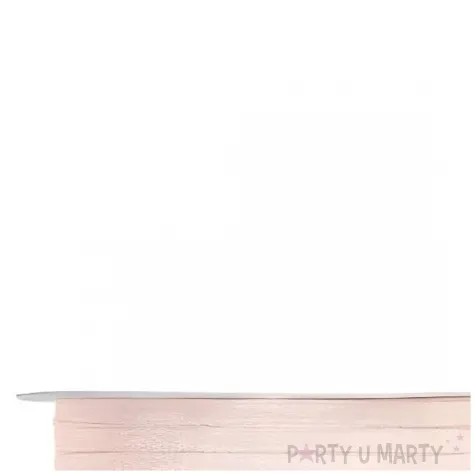 tasiemka satynowa classic wstazka dekoracja na wesele komunie urodziny zlamana biel 3 mm 50 m