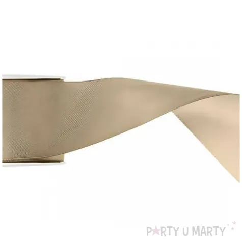 tasiemka satynowa classic wstazka dekoracja na wesele komunie urodziny zloty 3 8 cm 25 m