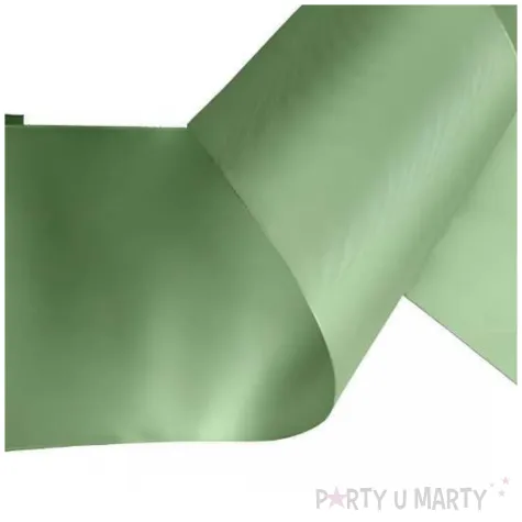 tasiemka satynowa classic wstazka dekoracja na wesele urodziny szalwiowy zielony 10 cm 25 m