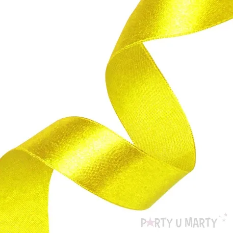tasiemka satynowa classic zolty partypal 50 mm 23 m